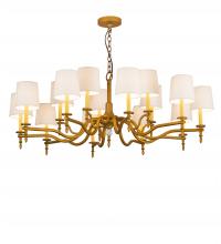 Meyda White 249104 - 52&#34; Wide Toby 15 Light Chandelier