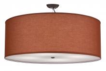 Meyda White 250500 - 37" Wide Cilindro Play Textrene Pendant