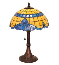 Meyda White 251094 - 17" High Baroque Accent Lamp