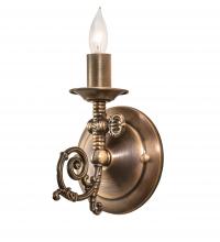 Meyda White 252549 - 4.5&#34; Wide Gas Reproduction Wall Sconce