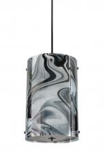 Meyda White 254345 - 12.5&#34; Wide Metro Noir Swirl Pendant