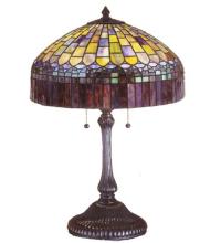 Meyda White 26322 - 24&#34;H Tiffany Candice Table Lamp