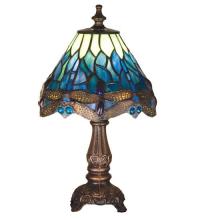 Meyda White 26597 - 11.5&#34;H Tiffany Hanginghead Dragonfly Mini Lamp