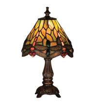 Meyda White 26613 - 11.5&#34;H Tiffany Hanginghead Dragonfly Mini Lamp