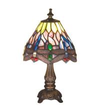 Meyda White 26615 - 11.5&#34;H Tiffany Hanginghead Dragonfly Mini Lamp