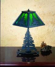 Meyda White 27107 - 14&#34; High Tall Pines Accent Lamp