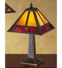 Meyda White 27123 - 16&#34; High &#34;T&#34; Mission Accent Lamp