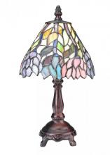 Meyda White 27294 - 14&#34;H Wisteria Mini Lamp