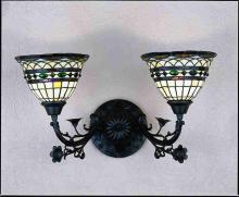 Meyda White 27394 - 21&#34;W Tiffany Roman 2 LT Wall Sconce.613