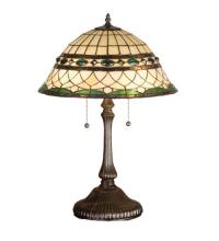 Meyda White 27538 - 23&#34;H Tiffany Roman Table Lamp