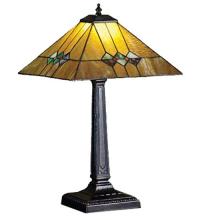 Meyda White 27855 - 22&#34;H Martini Mission Table Lamp.609