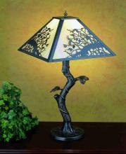 Meyda White 28446 - 23&#34;H Apple Blossom Table Lamp