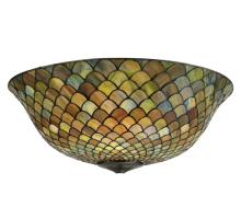 Meyda White 29627 - 24&#34; Wide Tiffany Fishscale Shade