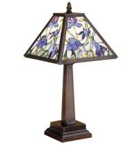 Meyda White 30886 - 19&#34;H Mosaic Iris Accent Lamp