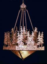 Meyda White 32614 - 20" Square Pine Lake Inverted Pendant