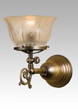 Meyda White 36617 - 7.5&#34; Wide Revival Gas & Electric Wall Sconce