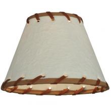 Meyda White 37252 - 6.25&#34;W X 4.25&#34;H Parchment & Rawhide Shade