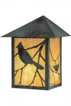 Meyda White 41862 - 9&#34;W Seneca Song Bird Wall Sconce