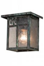Meyda White 43258 - 8&#34;W Hyde Park Sprig Wall Sconce