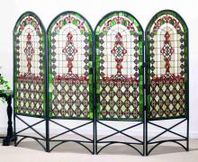 Meyda White 48808 - 80" Wide X 58" High Quatrefoil Classical Room Divider