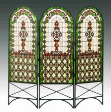 Meyda White 48809 - 60&#34; Wide X 58&#34; High Quatrefoil Classical Room Divider