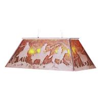 Meyda White 50111 - 72&#34;L Rustlers Oblong Pendant