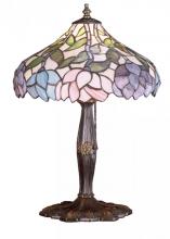 Meyda White 52134 - 17&#34;H Wisteria Accent Lamp