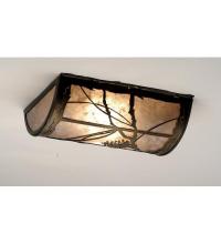 Meyda White 62976 - 12&#34;L Whispering Pines Flushmount