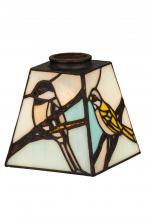 Meyda White 65594 - 5&#34;Sq Backyard Friends Shade