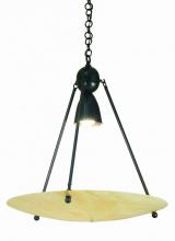 Meyda White 66749 - 25.5&#34;W Revival Beige Iridescent Deco Ball Inverted Pendant