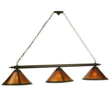 Meyda White 68232 - 60&#34; Long Sutter 3 Light Island Pendant