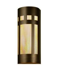 Meyda White 71352 - 7&#34; Wide Sutter Wall Sconce