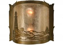 Meyda White 71391 - 16"W Lighthouse Wall Sconce