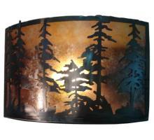 Meyda White 73870 - 18&#34;W Tall Pines Wall Sconce