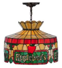 Meyda White 79763 - 16&#34; Wide Applebee&#39;s Personalized Pendant