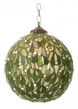 Meyda White 81735 - 12&#34; Wide Mistletoe Ball Pendant