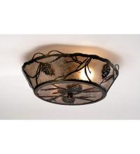 Meyda White 82538 - 12&#34;W Whispering Pines Flushmount
