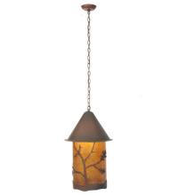 Meyda White 97926 - 16&#34; Wide Oak Leaf & Acorn Pendant