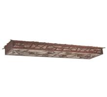 Meyda White 99359 - 62&#34; Long Whispering Pines Oblong Flushmount