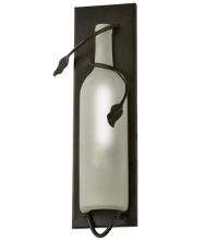 Meyda White 99374 - 4&#34;W Tuscan Vineyard Wine Bottle Wall Sconce