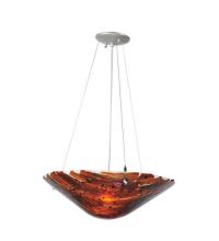 Meyda White 99643 - 18&#34; Wide Metro Fusion Torta Inverted Pendant