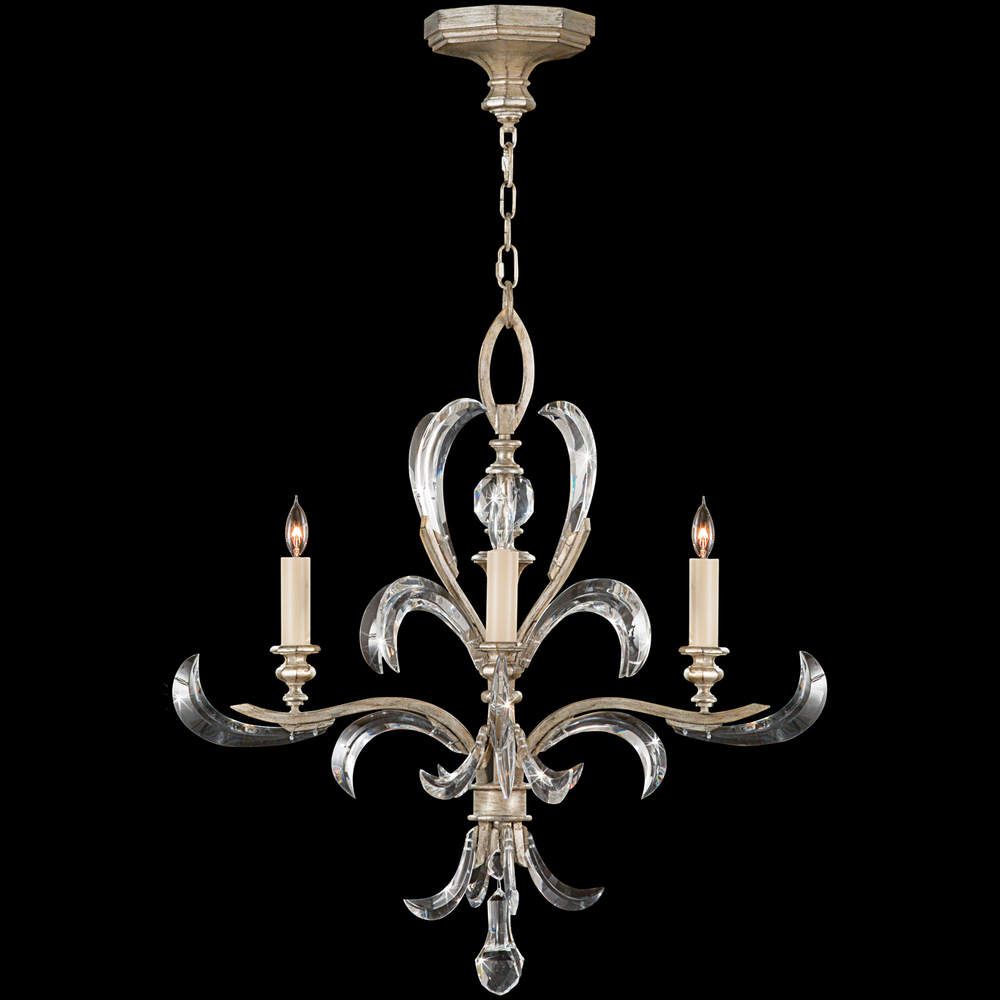 Beveled Arcs 28&#34;W Round Chandelier