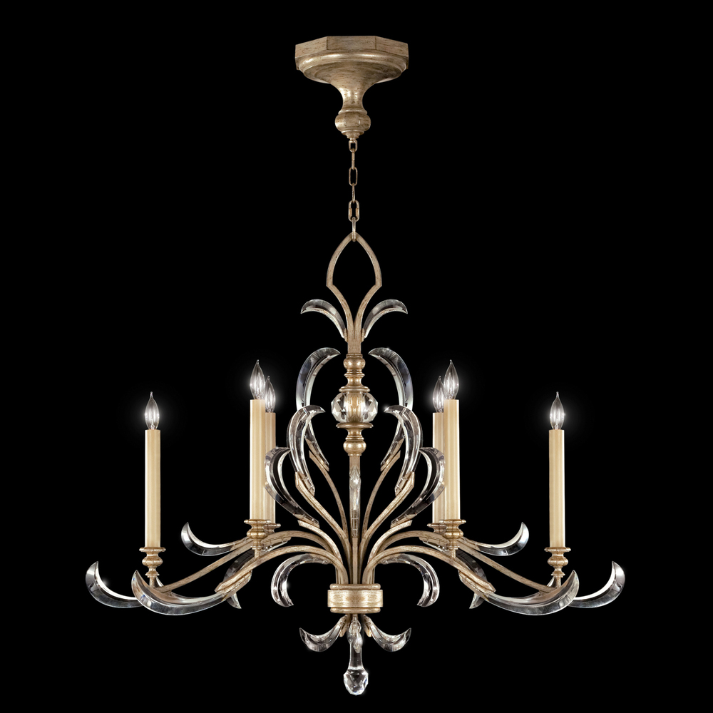 Beveled Arcs 44&#34;W Oblong Chandelier