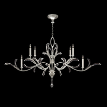 Fine Art Handcrafted Lighting 700840-SF4 - Beveled Arcs 74&#34;W Oblong Chandelier