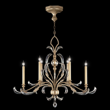 Fine Art Handcrafted Lighting 739240ST - Beveled Arcs 44&#34;W Oblong Chandelier