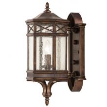 Fine Art Handcrafted Lighting 844881ST - Holland Park 18"H Outdoor Wall Mount