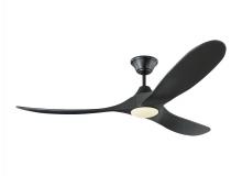 Visual Comfort & Co. Fan Collection 3MAVR60BKBKD - Maverick 60&#34; LED Ceiling Fan